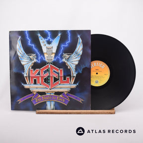 Keel The Right To Rock LP Vinyl Record - Front Cover & Record