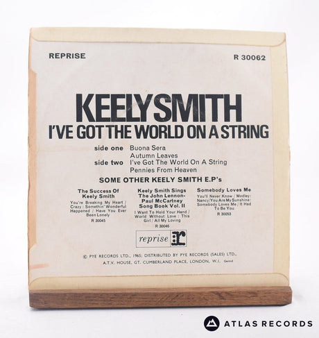 Keely Smith - I've Got The World On A String - 7" EP Vinyl Record - VG+/VG+