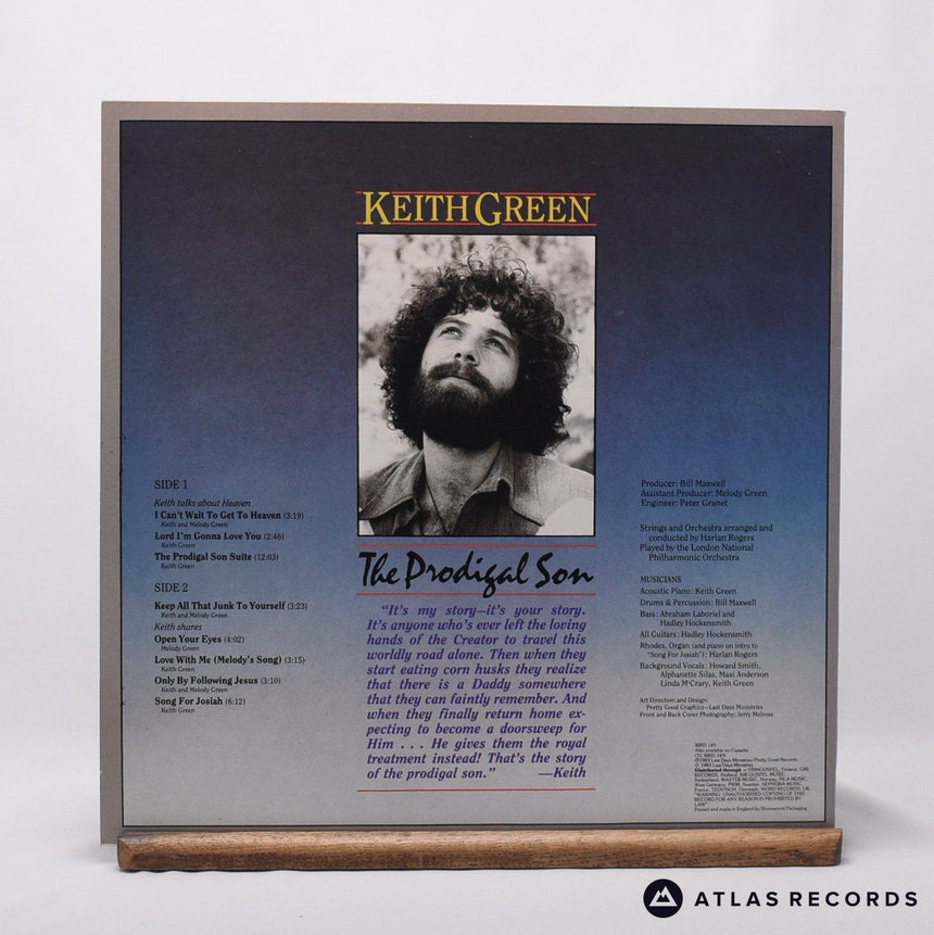 Keith Green - The Prodigal Son - LP Vinyl Record - NM/NM