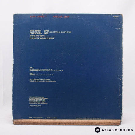 Keith Jarrett - Arbour Zena - LP Vinyl Record - VG+/VG+