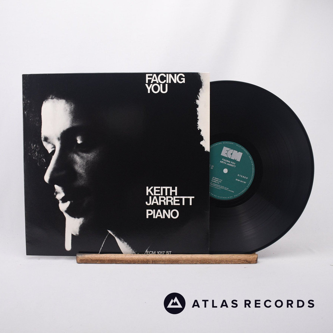 Keith Jarrett Facing You LP Vinyl Record - Front Cover & Record