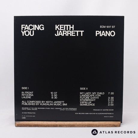 Keith Jarrett - Facing You - Reissue Germany LP Vinyl Record - EX/EX