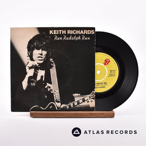 Keith Richards Run Rudolph Run 7" Vinyl Record - Front Cover & Record