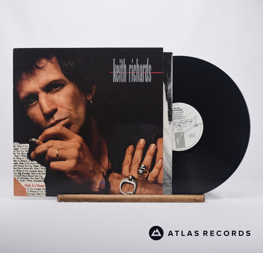 Keith Richards Talk Is Cheap LP Vinyl Record - Front Cover & Record