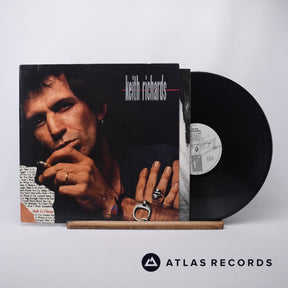 Keith Richards Talk Is Cheap LP Vinyl Record - Front Cover & Record