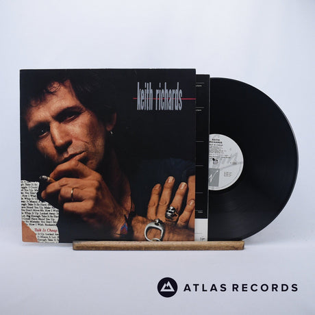 Keith Richards Talk Is Cheap LP Vinyl Record - Front Cover & Record