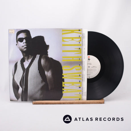 Keith Sweat Keep It Comin' LP Vinyl Record - Front Cover & Record