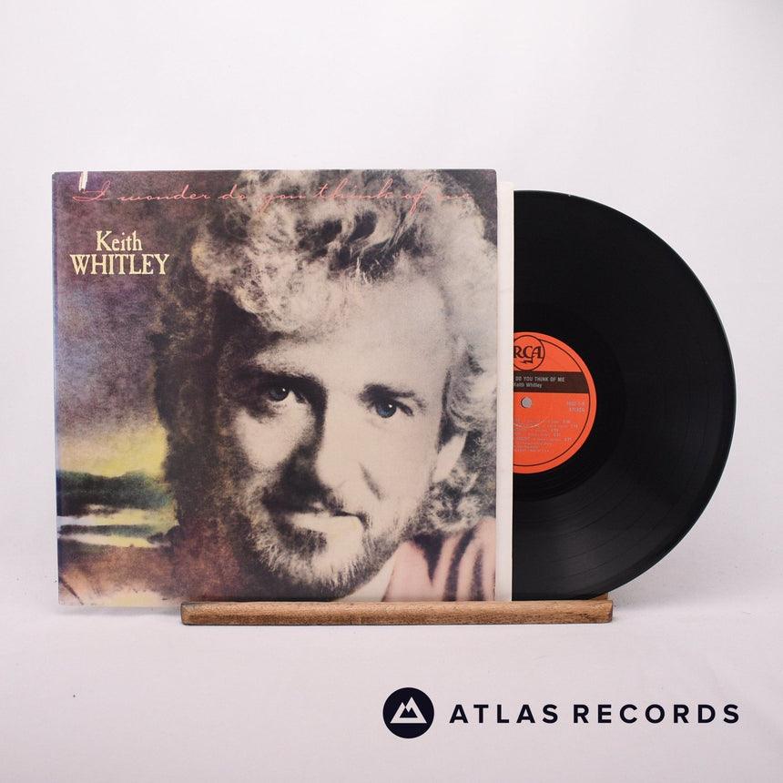 Keith Whitley I Wonder Do You Think Of Me LP Vinyl Record - Front Cover & Record
