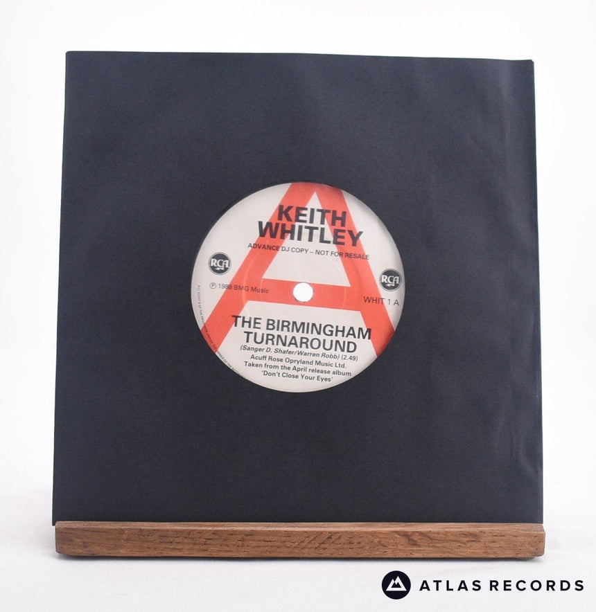 Keith Whitley The Birmingham Turnaround 7" Vinyl Record - In Sleeve