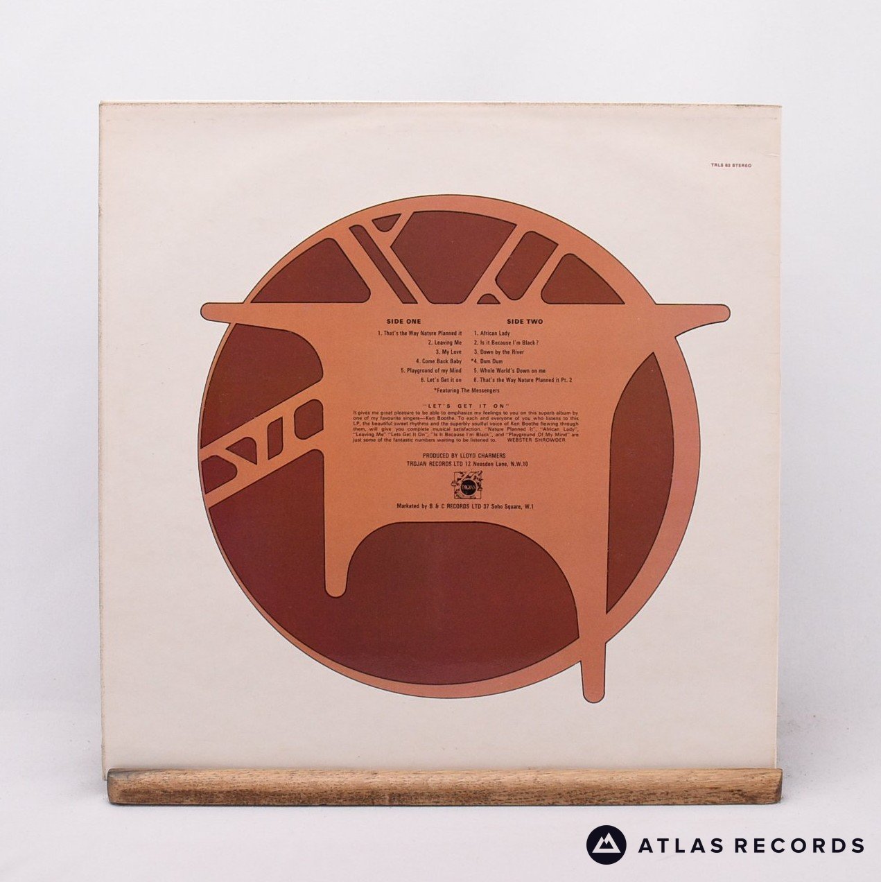 英LP Ken Boothe Lets Get It On TRLS83 Trojan Records /00250 Ken Boothe / Let's Get It On (LP) | Trojan Records |