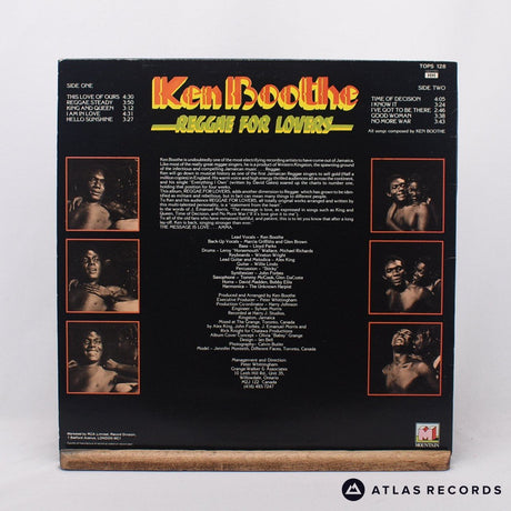Ken Boothe - Reggae For Lovers - LP Vinyl Record - VG+/EX