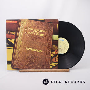 Ken Hensley Proud Words On A Dusty Shelf LP Vinyl Record - Front Cover & Record