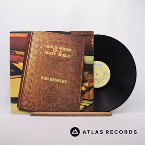 Ken Hensley Proud Words On A Dusty Shelf LP Vinyl Record - Front Cover & Record