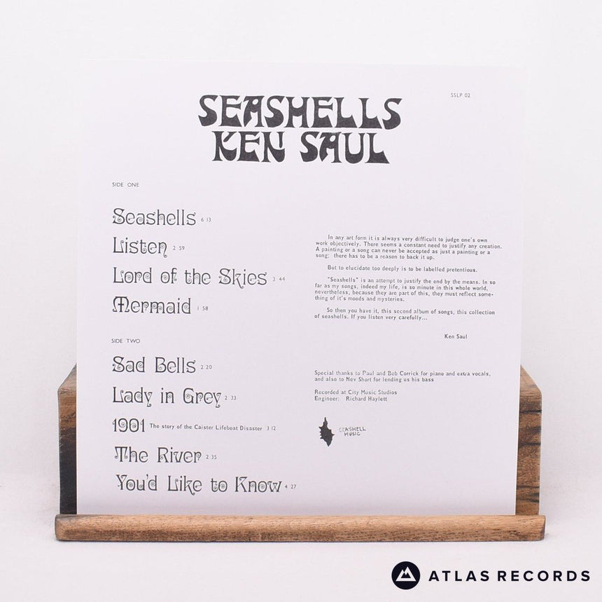 Ken Saul - Seashells - 180G Limited Edition LP Vinyl Record - NM/NM