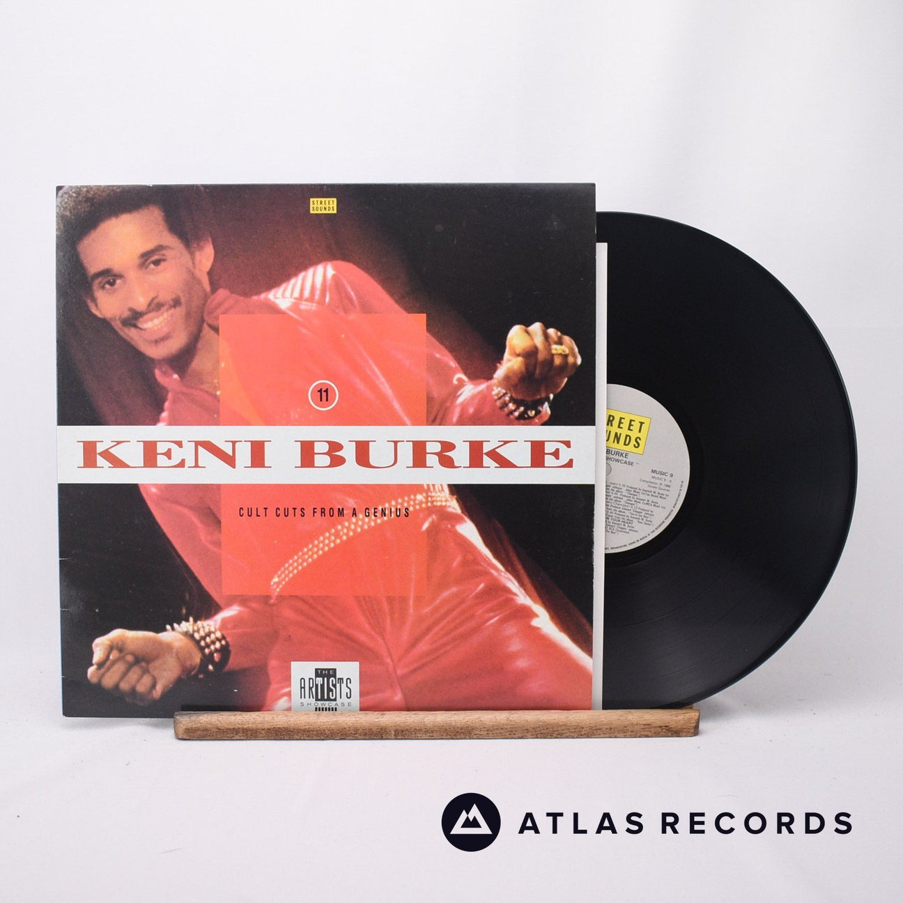 Keni Burke Artists Showcase LP Vinyl Record - Front Cover & Record
