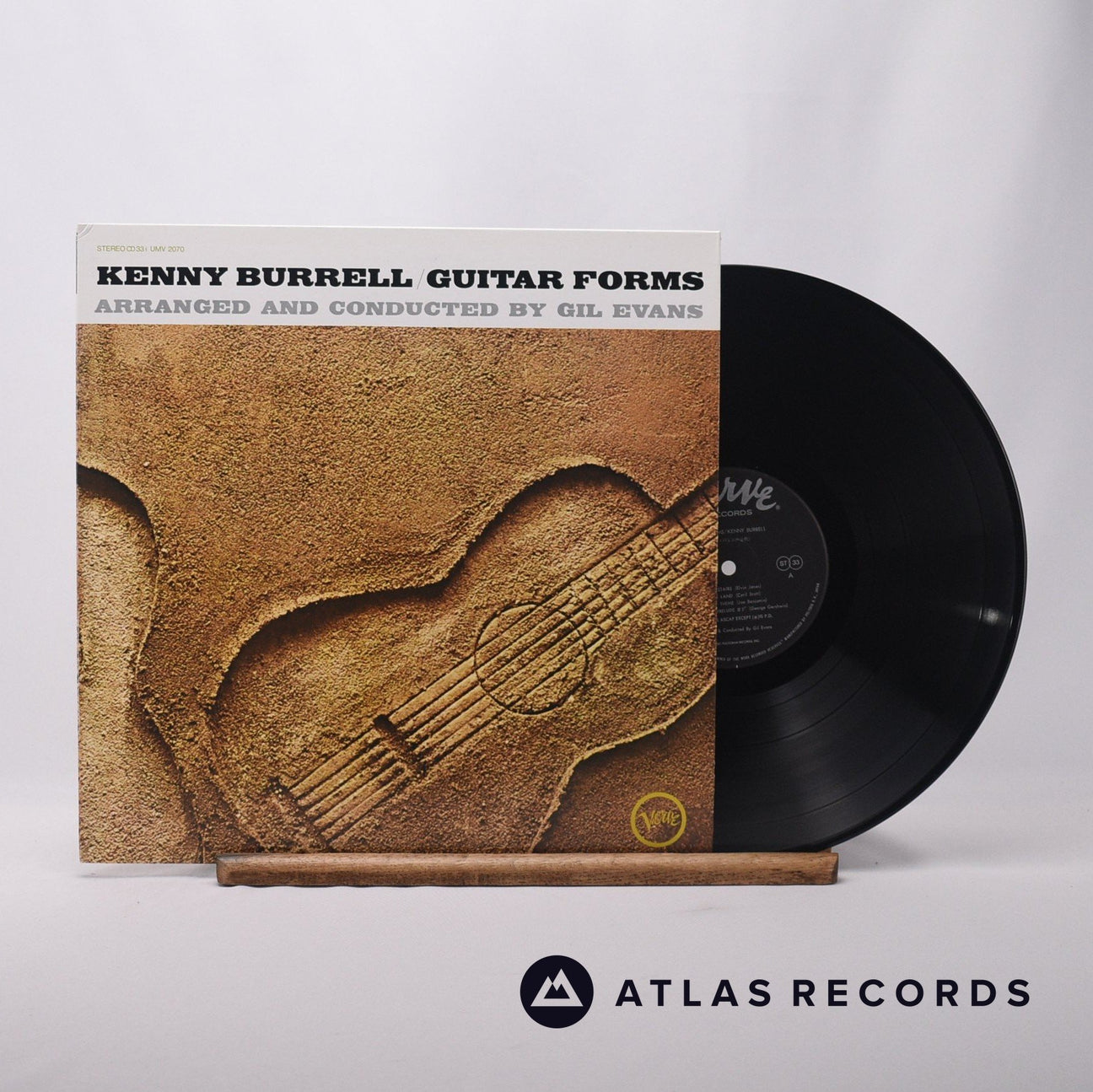 Kenny Burrell Guitar Forms LP Vinyl Record - Front Cover & Record