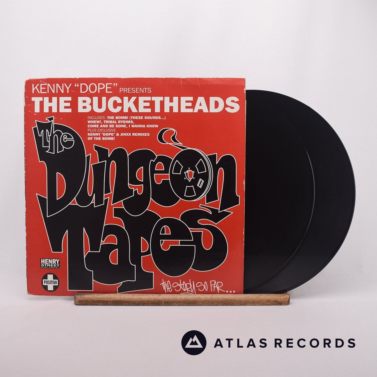 Kenny "Dope" Gonzalez The Dungeon Tapes 2 x 12" Vinyl Record - Front Cover & Record