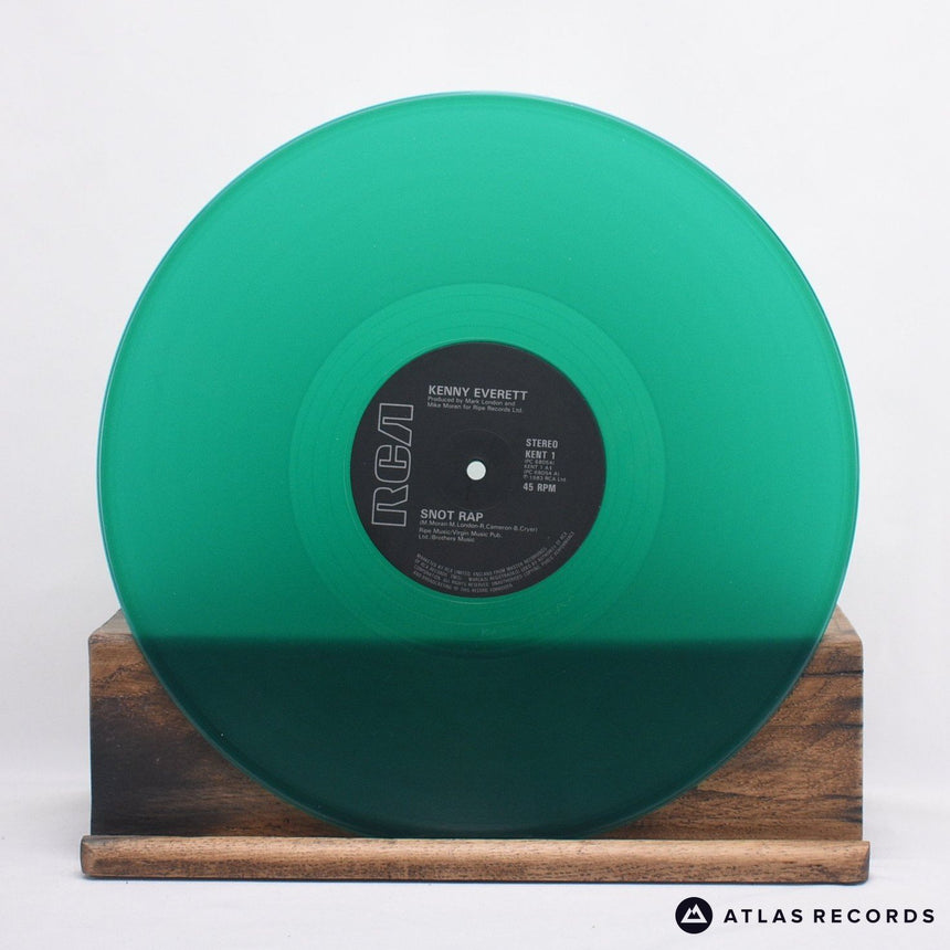 Kenny Everett - Snot Rap - Green 12" Vinyl Record - VG+/VG+