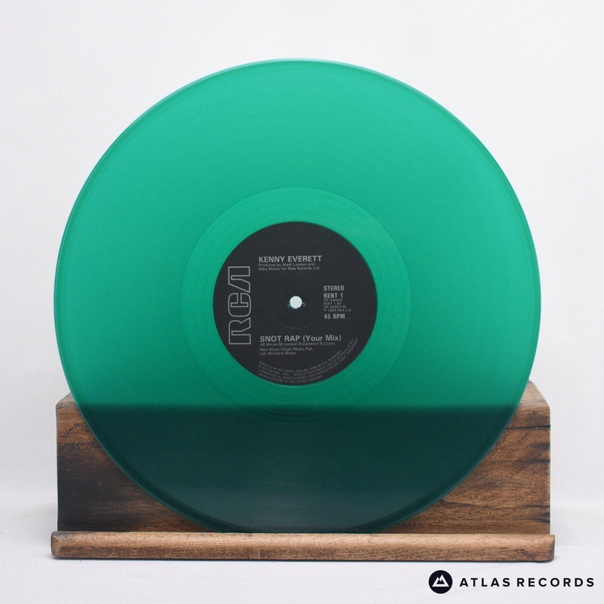 Kenny Everett - Snot Rap - Green 12" Vinyl Record - VG+/VG+