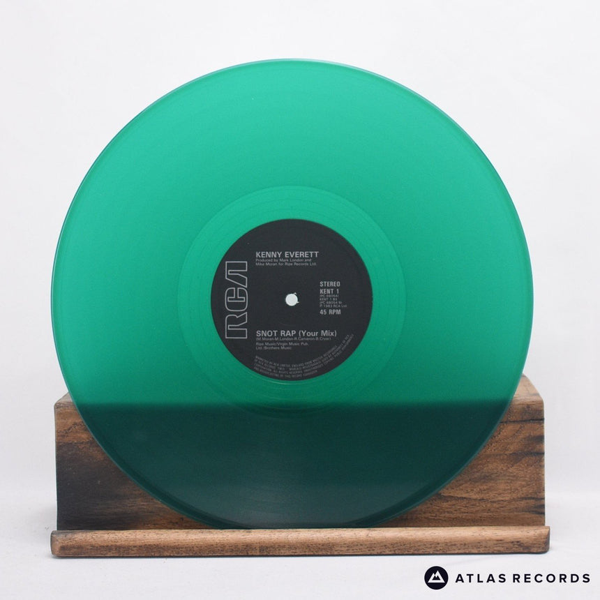 Kenny Everett - Snot Rap - Green Translucent 12" Vinyl Record - EX/EX