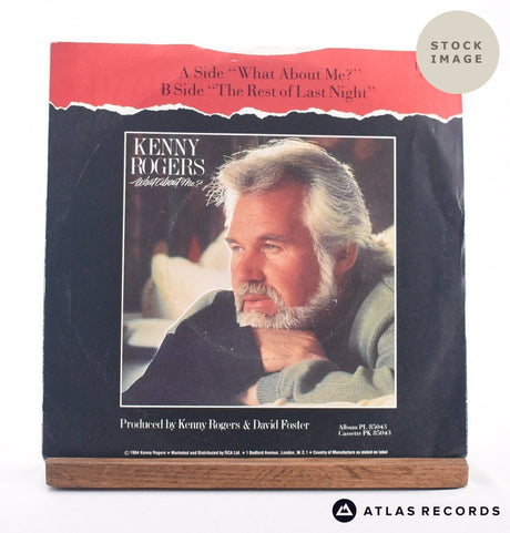 Kenny Rogers What About Me? 7" Vinyl Record - Reverse Of Sleeve