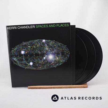 Kerri Chandler Spaces And Places 3 x LP Vinyl Record - Front Cover & Record