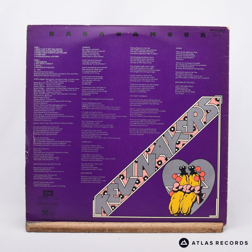 Kevin Ayers - Bananamour - Repress Second Press A-3 B-3 LP Vinyl Record - EX/EX