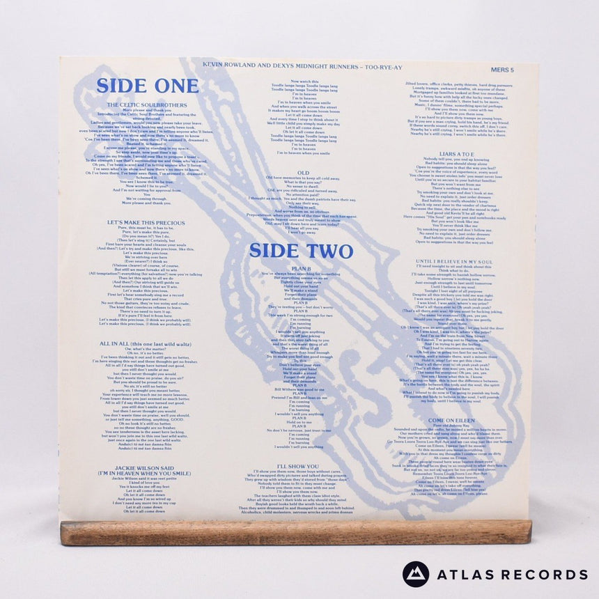 Kevin Rowland - Too-Rye-Ay - LP Vinyl Record - EX/VG+