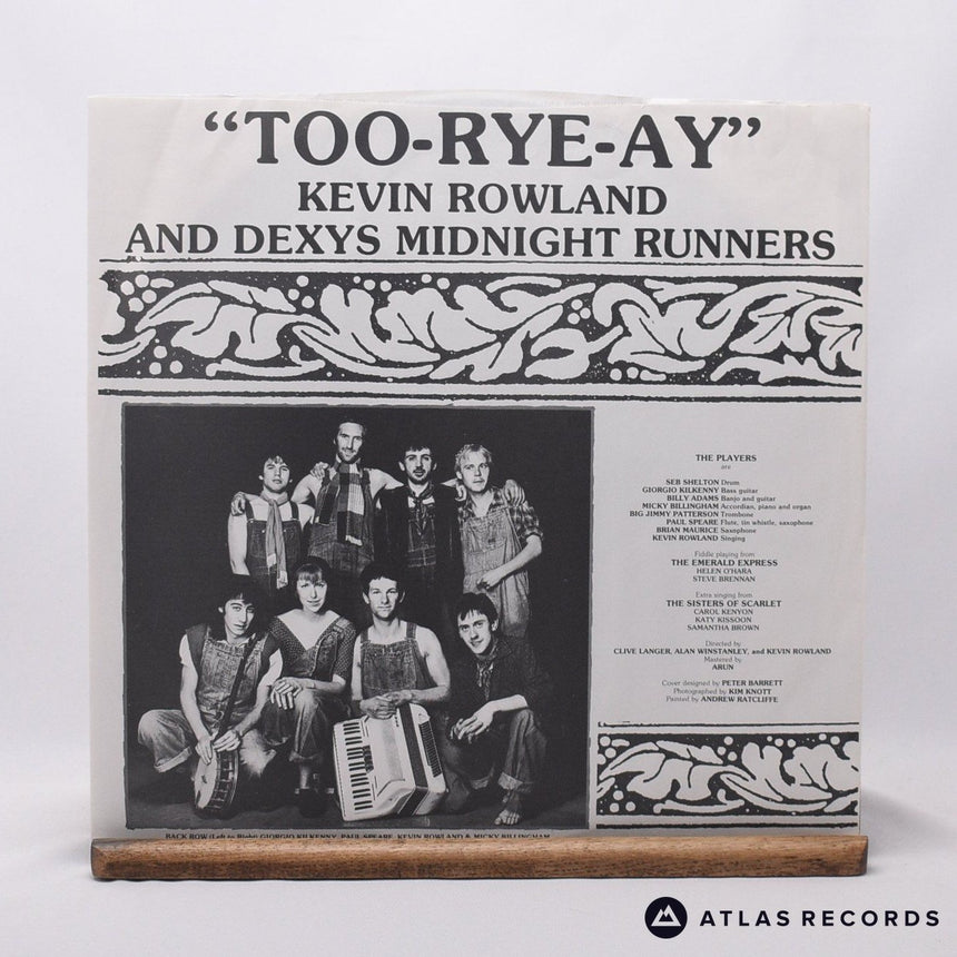 Kevin Rowland - Too-Rye-Ay - Hrm Masterdisk LP Vinyl Record - EX/VG+