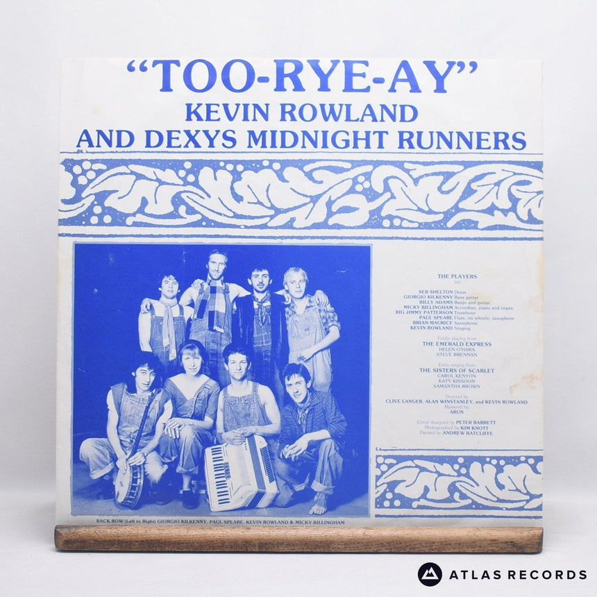 Kevin Rowland - Too-Rye-Ay - A//5 B//2 LP Vinyl Record - VG+/VG+