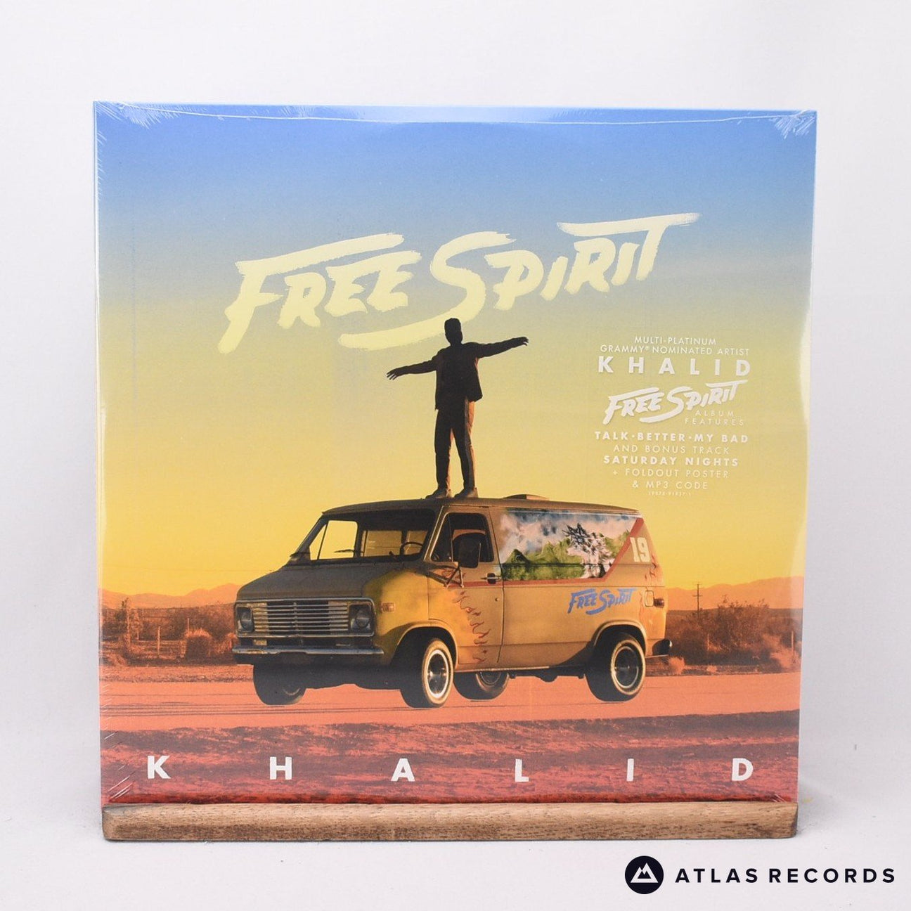 Khalid Free Spirit 2 x LP Vinyl Record - Front Cover & Record