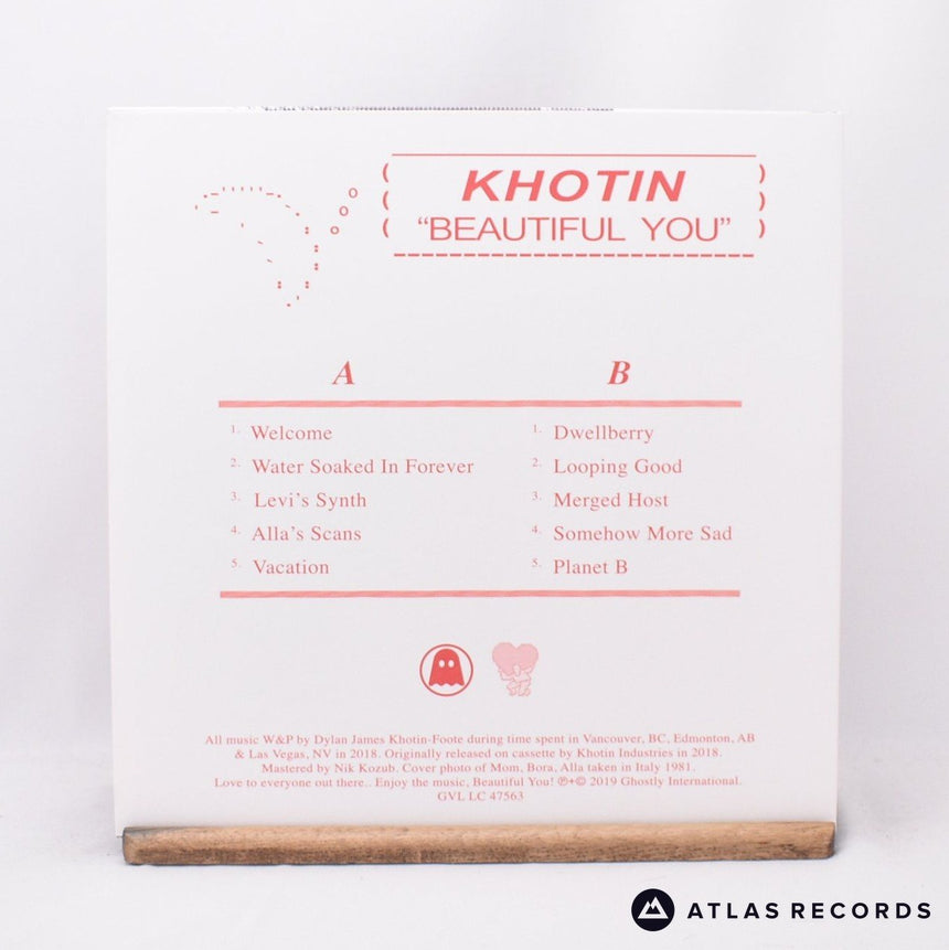 Khotin - Beautiful You - Red [Transparent] 1/B 2/B LP Vinyl Record - NM/NM