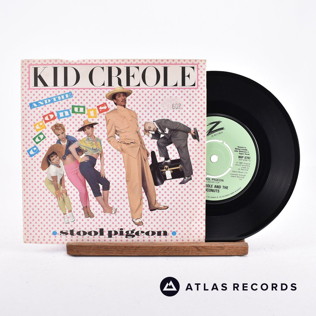 Kid Creole And The Coconuts Stool Pigeon 7" Vinyl Record - Front Cover & Record