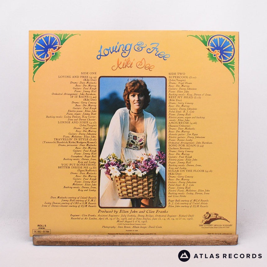 Kiki Dee - Loving & Free - Reissue LP Vinyl Record - EX/EX
