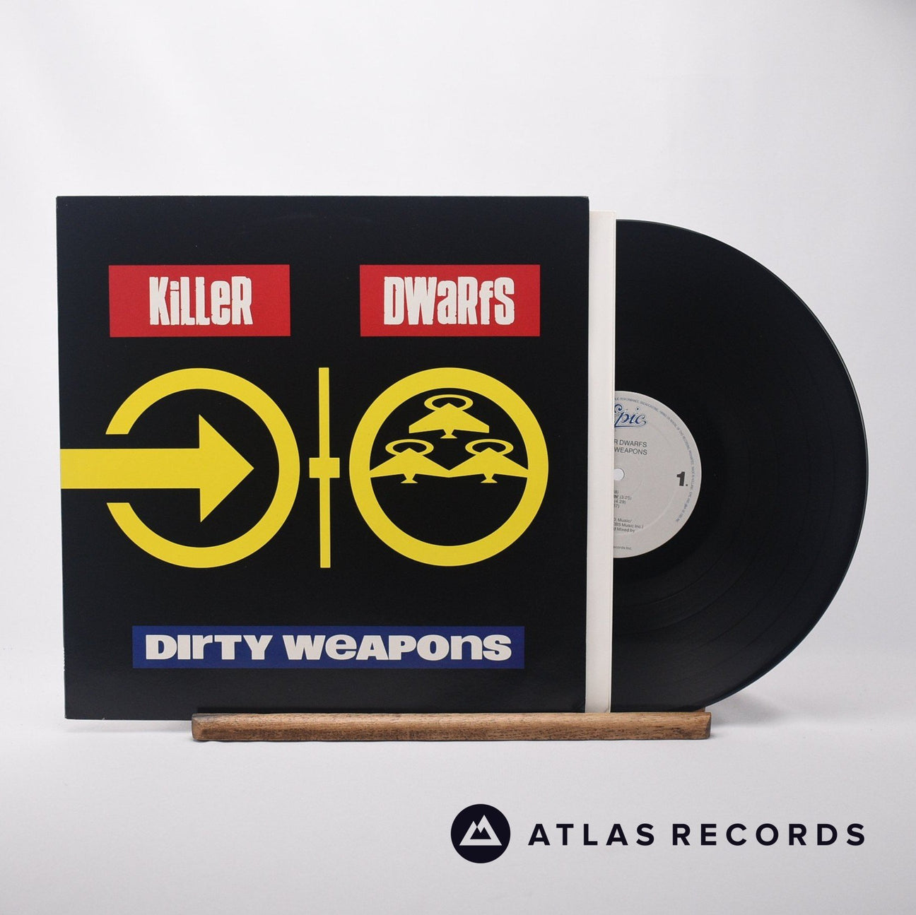 Killer Dwarfs Dirty Weapons LP Vinyl Record - Front Cover & Record