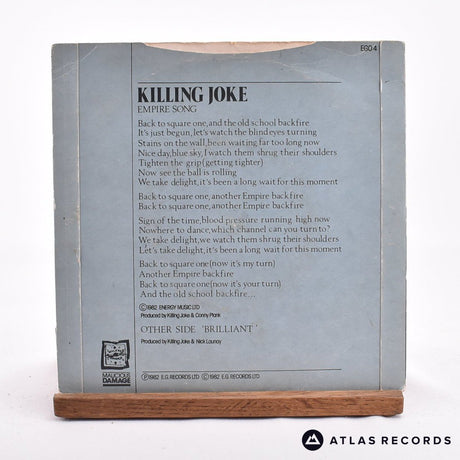 Killing Joke - Empire Song - 7" Vinyl Record - VG+/VG+