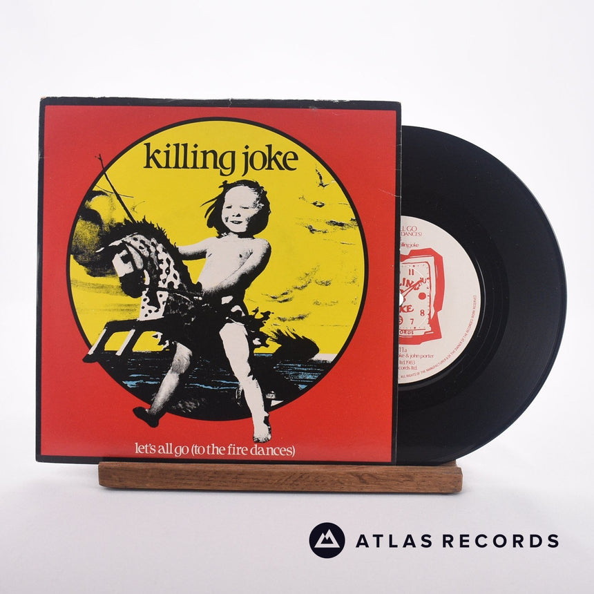 Killing Joke Let's All Go 7" Vinyl Record - Front Cover & Record