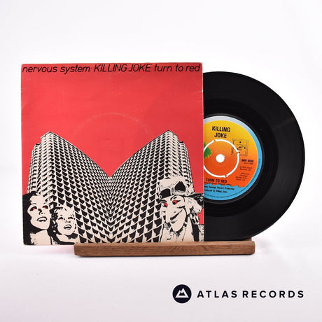 Killing Joke Nervous System 7" Vinyl Record - Front Cover & Record