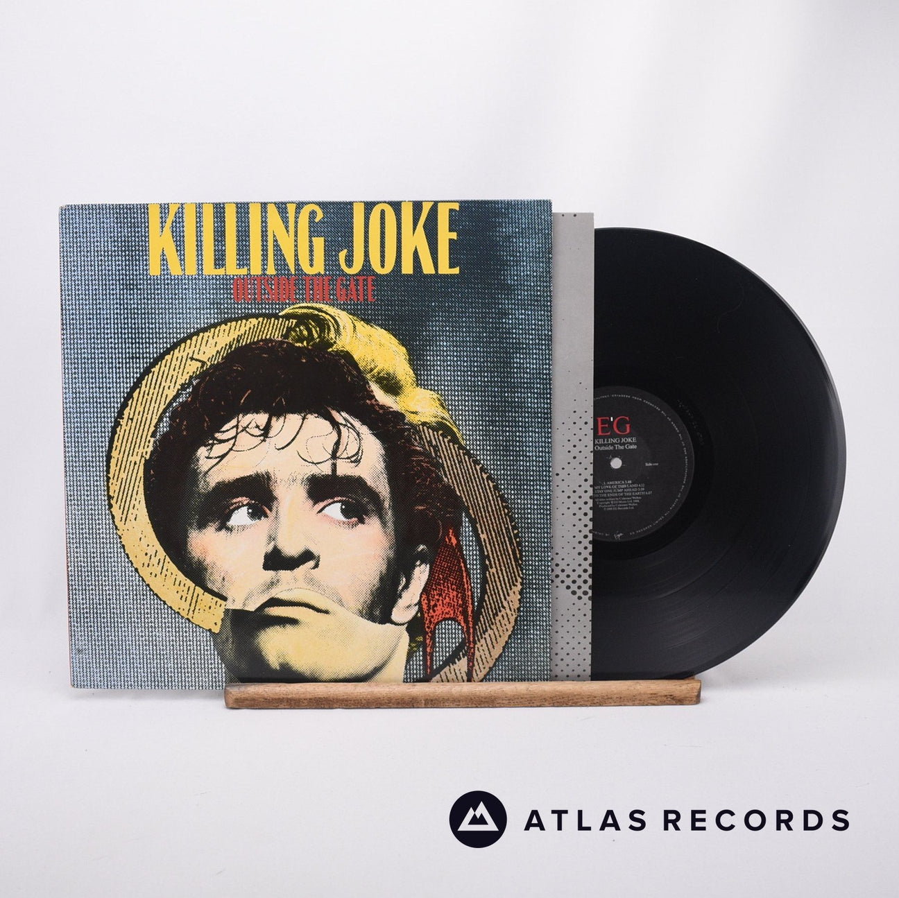 Killing Joke Outside The Gate LP Vinyl Record - Front Cover & Record