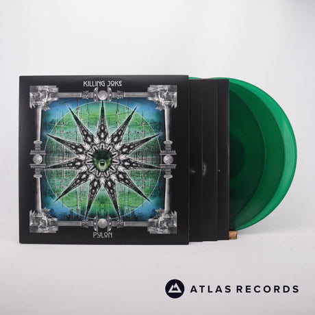 Killing Joke Pylon 3 x LP Vinyl Record - Front Cover & Record
