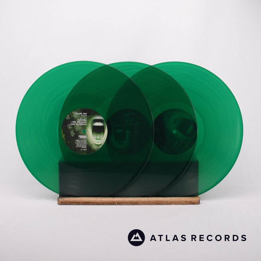 Killing Joke - Pylon - Green Transparent Reissue3 x LP Vinyl Record - NM/EX