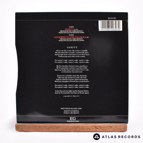 Killing Joke - Sanity - 7" Vinyl Record - EX/EX