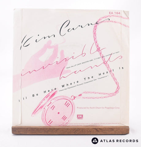 Kim Carnes - Invisible Hands - 7" Vinyl Record - VG+/VG+