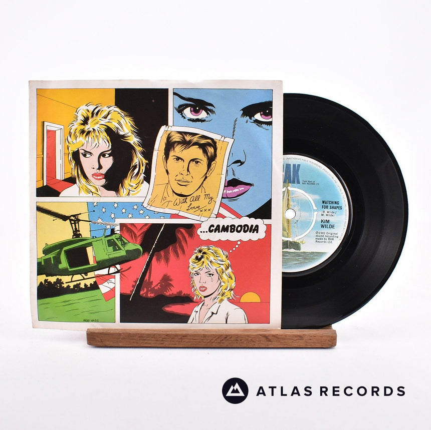 Kim Wilde Cambodia 7" Vinyl Record - Front Cover & Record