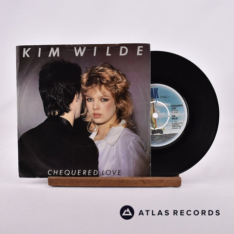 Kim Wilde Chequered Love 7" Vinyl Record - Front Cover & Record