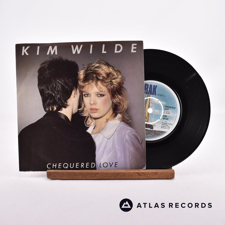 Kim Wilde Chequered Love 7" Vinyl Record - Front Cover & Record