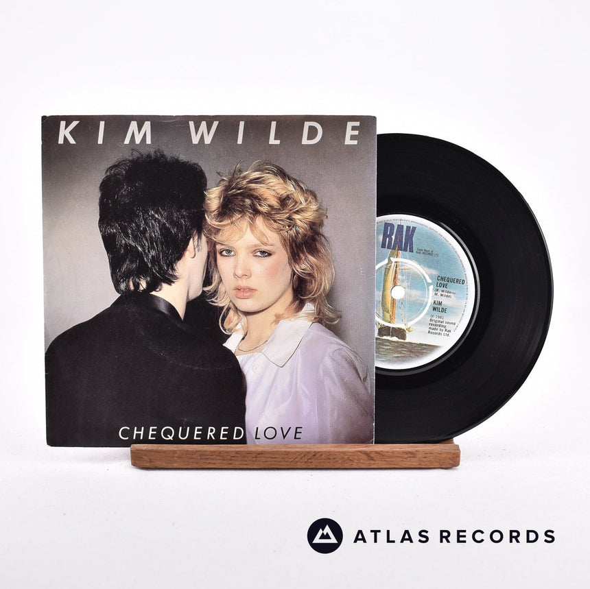 Kim Wilde Chequered Love 7" Vinyl Record - Front Cover & Record