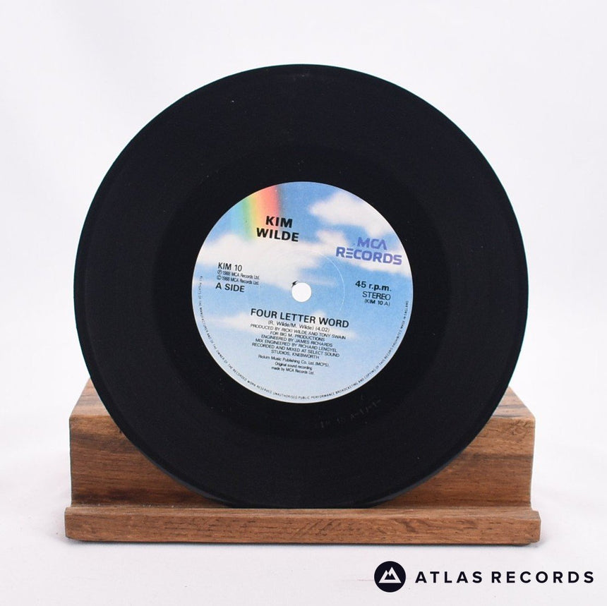 Kim Wilde - Four Letter Word - 7" Vinyl Record - EX/VG+