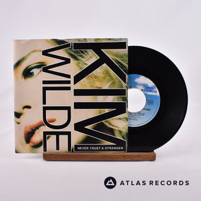 Kim Wilde Never Trust A Stranger 7" Vinyl Record - Front Cover & Record