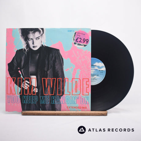 Kim Wilde You Keep Me Hangin' On 12" Vinyl Record - Front Cover & Record